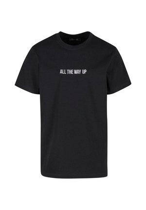 Mister Tee, THE WAY UP - Nyomott mintás póló - black