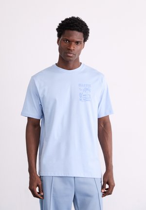 TROPICOSA TEE - Print T-shirt - light blue