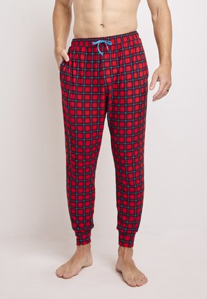 ULTRASOFT COOLING - Pyjamasbyxor - red frantic plaid