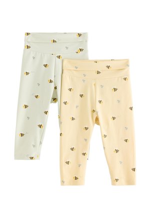 2-PACK  - Leggings - light dusty yellow
