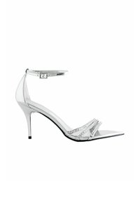 Next Sandale cu toc - silver