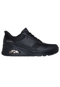 Skechers Trainers - black duraleather mesh