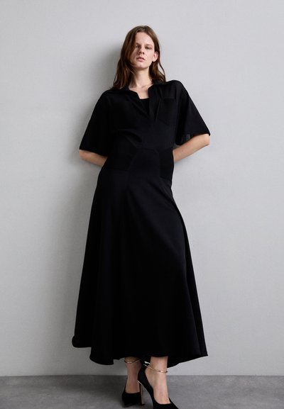 Victoria Beckham PANELLED DRESS SET - Vestito lungo - black