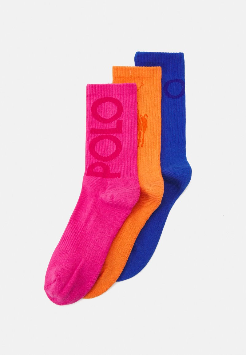 Polo Ralph Lauren TONAL CREW SOCK 3 PACK - Ponožky - bright multi/více ...