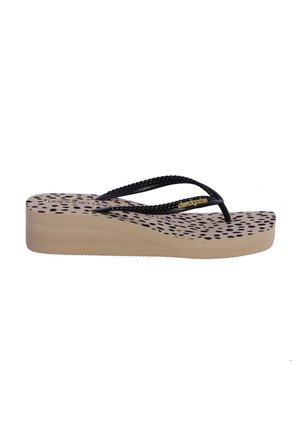CHANCLAS LETICIA - Chanclas de dedo - black