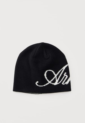 ARKK Copenhagen, LETTERING UNISEX - Плетена шапка - black