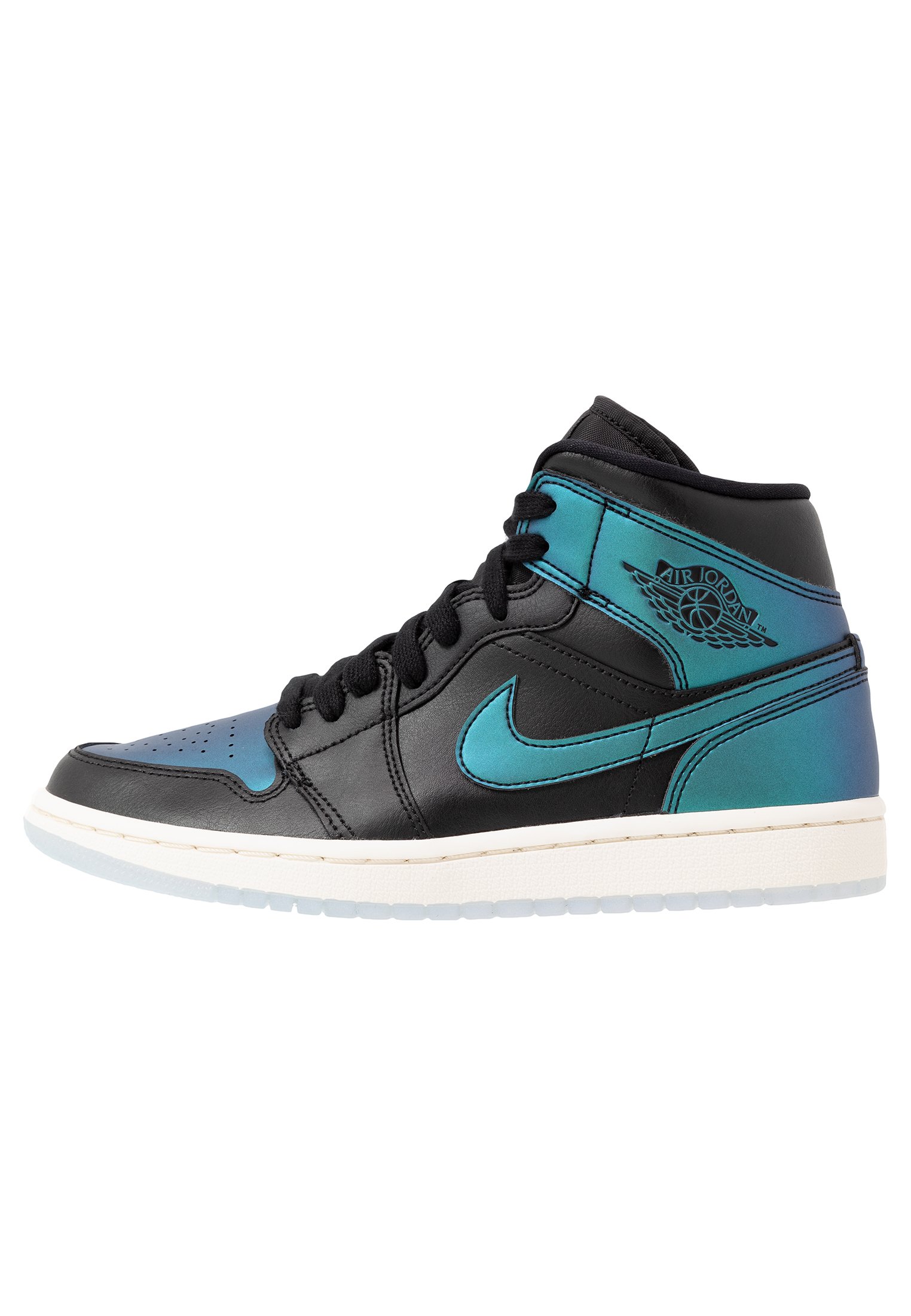 AIR 1 MID - Sneakers alte - black/pale ivory/multicolor AIR 1 MID - Sneakers alte - black/pale ivory/multicolor