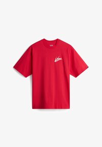 Unselected, racing red marshmallow