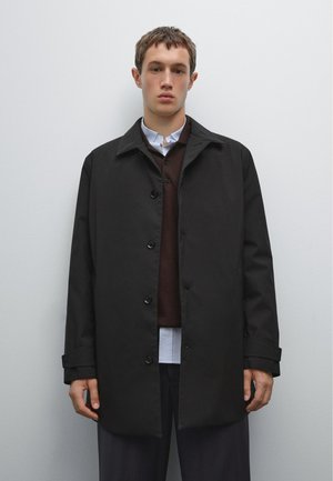 Massimo Dutti WATER-REPELLENT - Short coat - dark blue