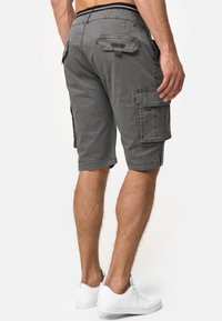 INDICODE JEANS CARGO COEUR - Short - pewter