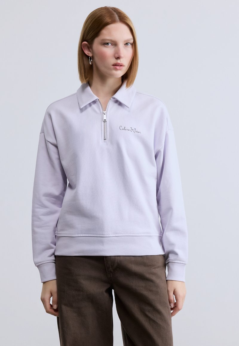 Calvin Klein Jeans GRAPHIC - Mikina - frosty lilac