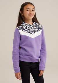 WE Fashion Mikina s kapucí - violet