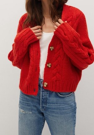 Strickjacke - red