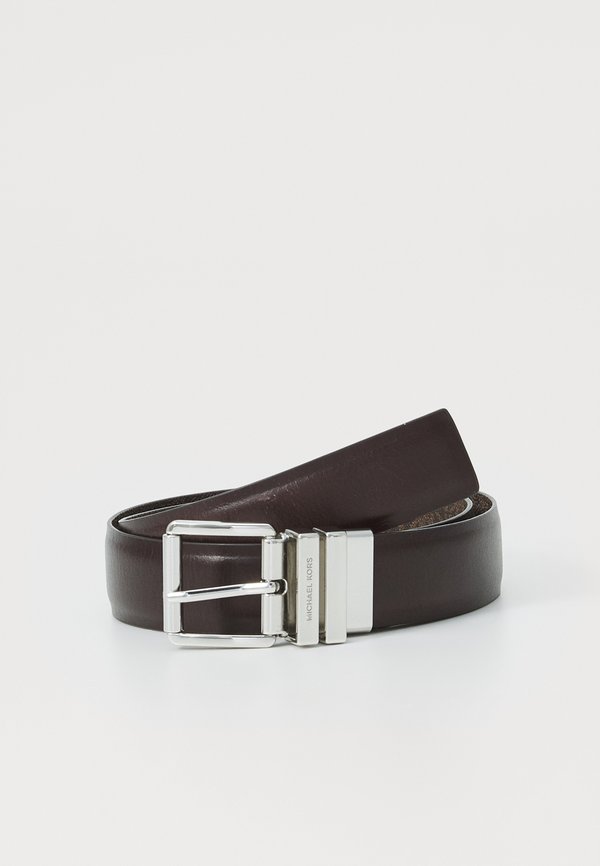 REVERSIBLE BELTWITH FLATTENED EDGE - Belt - chocolate2