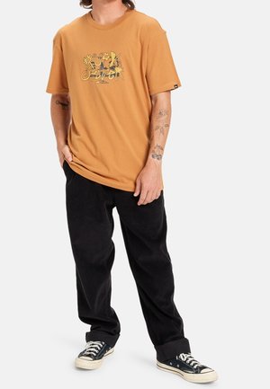 Quiksilver, T-shirt imprimé - brown
