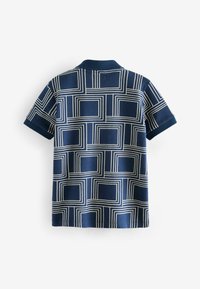 Next SHORT SLEEVE REGULAR FIT - Pólóing - blue geo