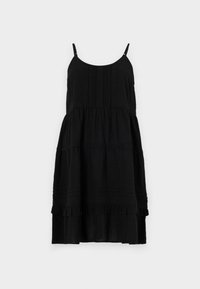 PRETTY SHORT SINGLET DRESS - Robe de jour - black