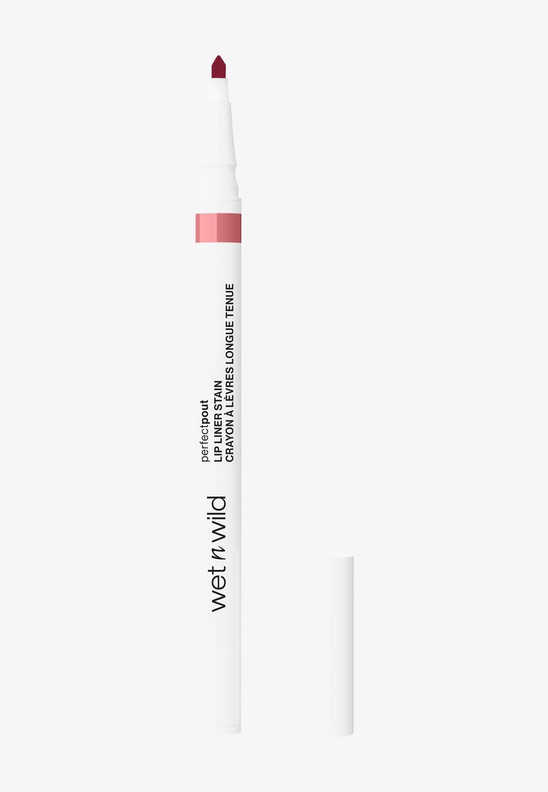 Kredka do ust z białym korpusem i różowym akcentem. Posiada cienki rysik do precyzyjnej aplikacji. Pojemnik jest biały i cylindryczny, co zapewnia bezpieczne przechowywanie.