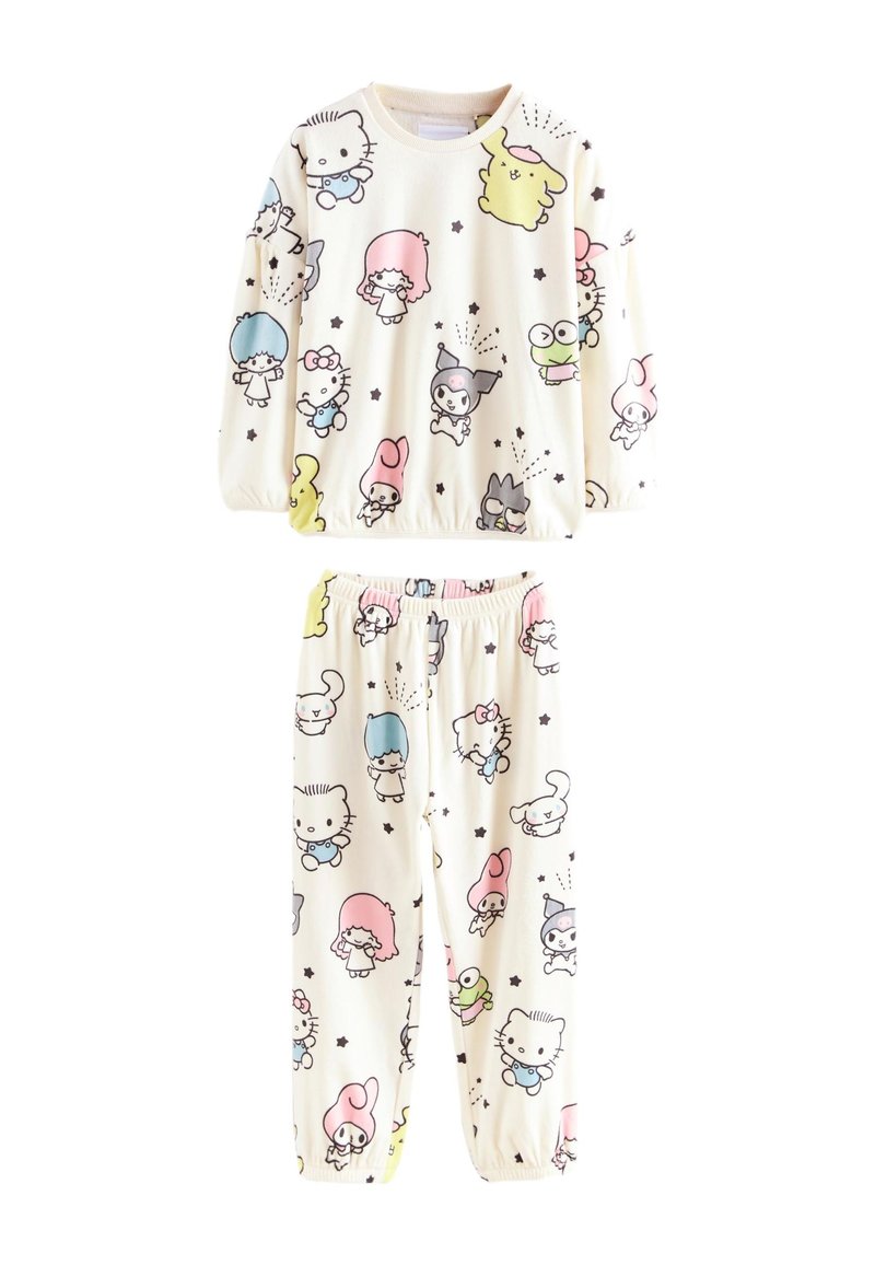 Next REGULAR FIT HELLO KITTY COSY SET - Pyžamová sada - ecru/bílá ...