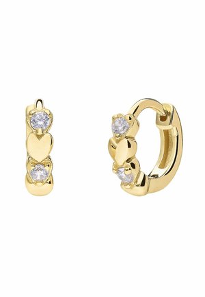 Boucles d'oreilles - gold white