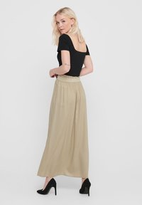 ONLY ONLVENEDIG PAPERBAG LONG SKIRT - Maxirok - white pepper