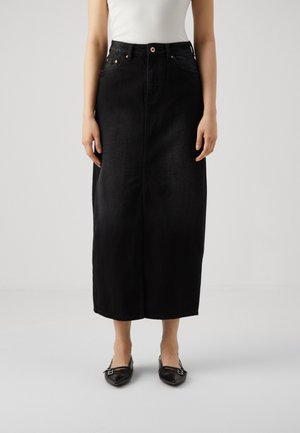 Kokerrok - black denim