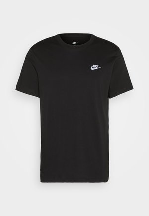 Nike Sportswear CLUB TEE - Basic T-shirt - black/white