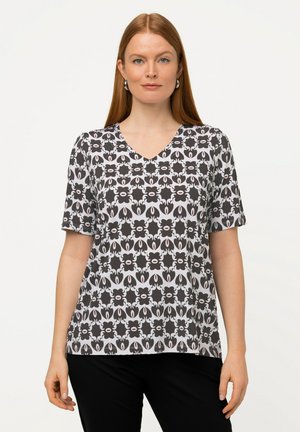 Ulla Popken Camiseta estampada - white