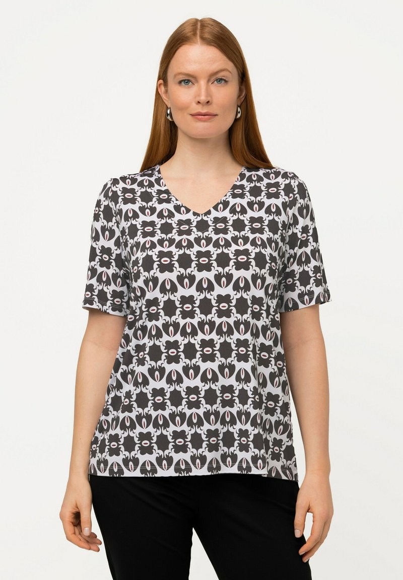 Ulla Popken Camiseta estampada - white