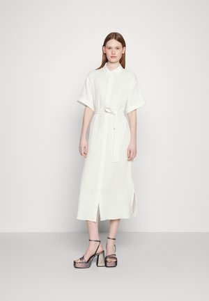 Vero Moda VMNATALI NIA 2/4 CALF  WVN - Skjortekjole - snow white