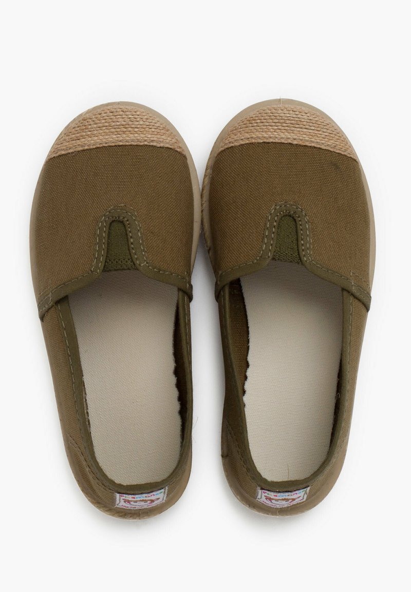 Pisamonas RAYAS TIPO CAMPING CON ELÁSTICO - Espadrillas - Verde