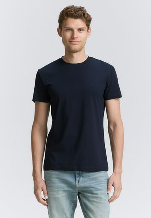 TOM TAILOR MIT STRETCH - T-shirt basic - sky captain blue