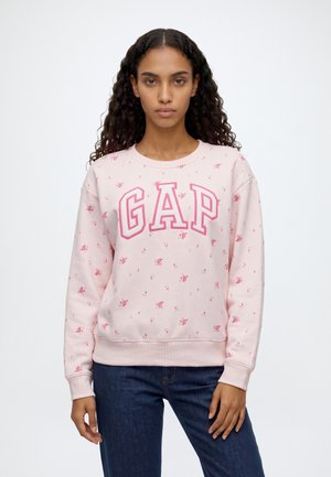 GAP, NEW HERITAGE CREW - Суитшърт - light pink floral