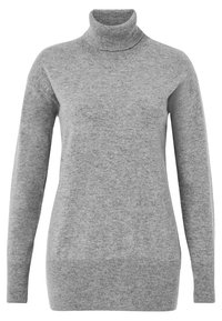 HALLHUBER Stickad tröja - mottled grey