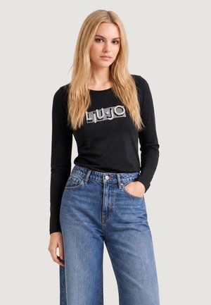 LIU JO, BASIC T-SHIRT TF6248 JS003 - Camiseta de manga larga - black