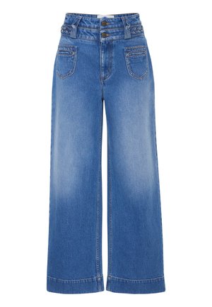 ALDO   - Wide leg - light blue denim
