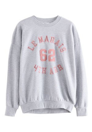 Next GRAPHIC APPLIQUE LE MARAIS CITY LONGSLEEVE CREWNECK   - Felpa - grey