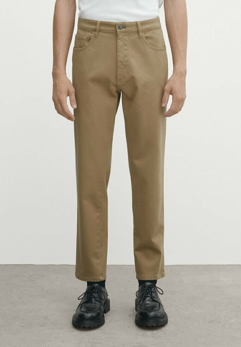 Massimo Dutti Jeans Tapered Fit light brown Zalando.de