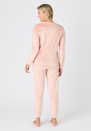 EN EMBOSSÉ SET - Pigiama - vieux rose