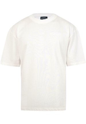 Dropsize T-shirt con stampa - cream white