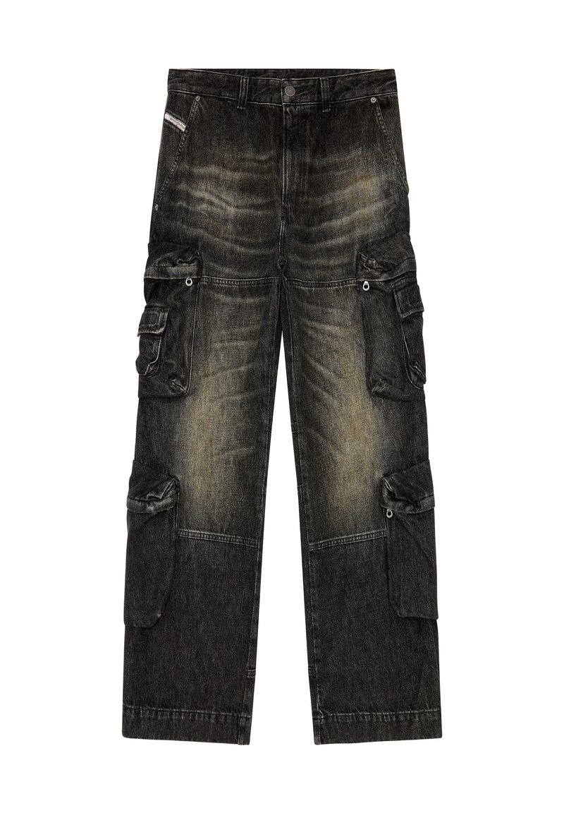 Diesel Relaxed fit jeans zwart Diesel Relaxed fit jeans zwart