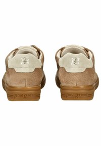 Paul Green Sneakers basse - grained n ssuede tan biscuit