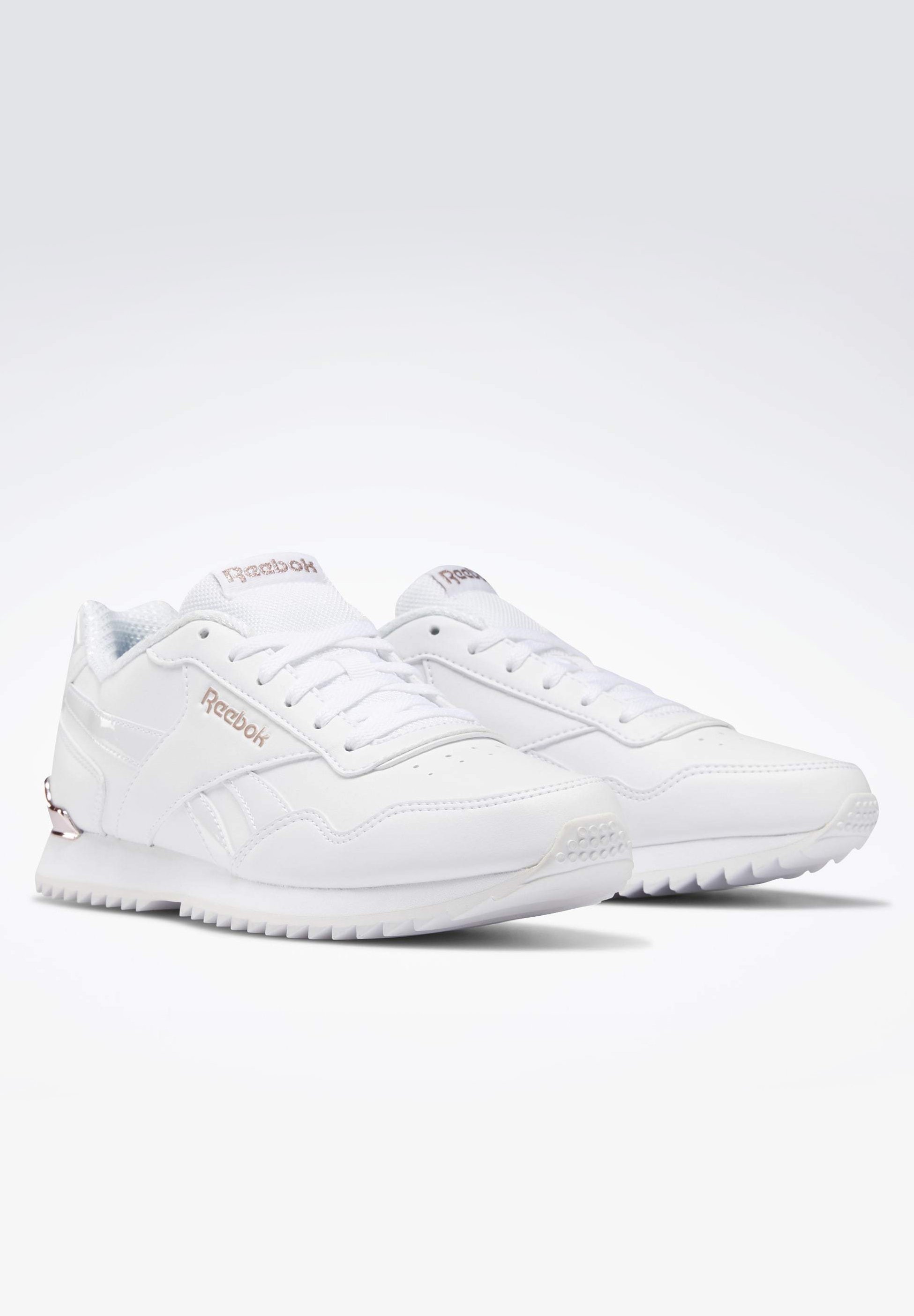reebok royal glide ripple clip white