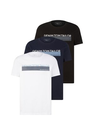 TRIPLEPACK T-SHIRTS - T-shirts med print - black