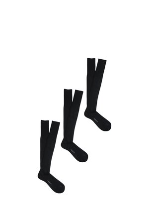3 PACK FILO DI SCOZIA - Calzettoni - nero