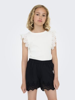 ONLY GIRLS KOGDREA LIFE S/S TOP JRS NOOS - T-shirt con stampa - cloud dancer