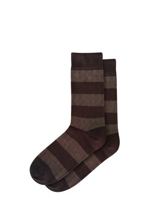 Yamamay, DAILY - SOCKS - Calcetines - brown-beige (stripes)