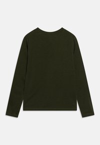 Jack & Jones Junior JJELOGO TEE O NECK - Top dugih rukava - kombu green/white/marmelade
