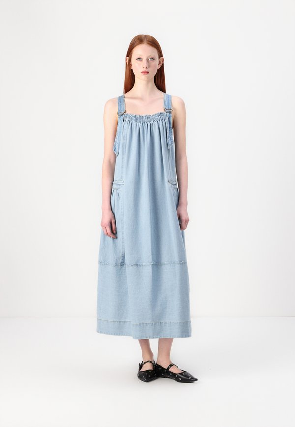MACHU MIDI - Denim dress - frost