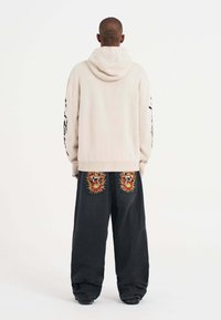 Ed Hardy DRAGON ZIP THRU - Chaqueta de punto - beige
